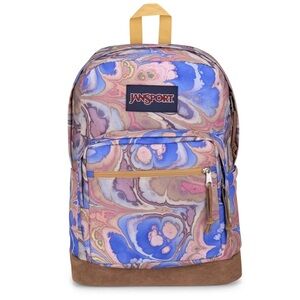 JanSport Right Pack Backpack in the "Marble Mood" colorway
